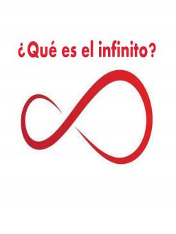 ¿Qué es el infinito?