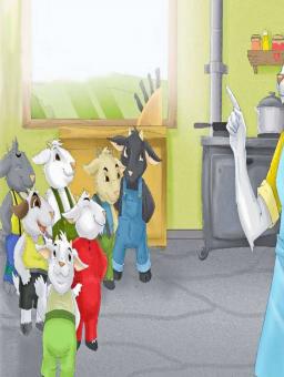 EL LOBO Y LOS 7 CABRITOS
