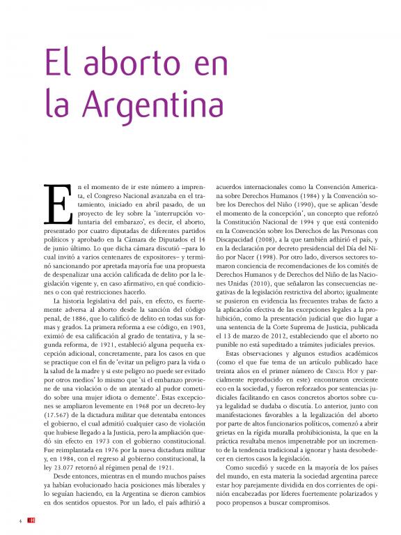 CIENCIA HOY | Argentina