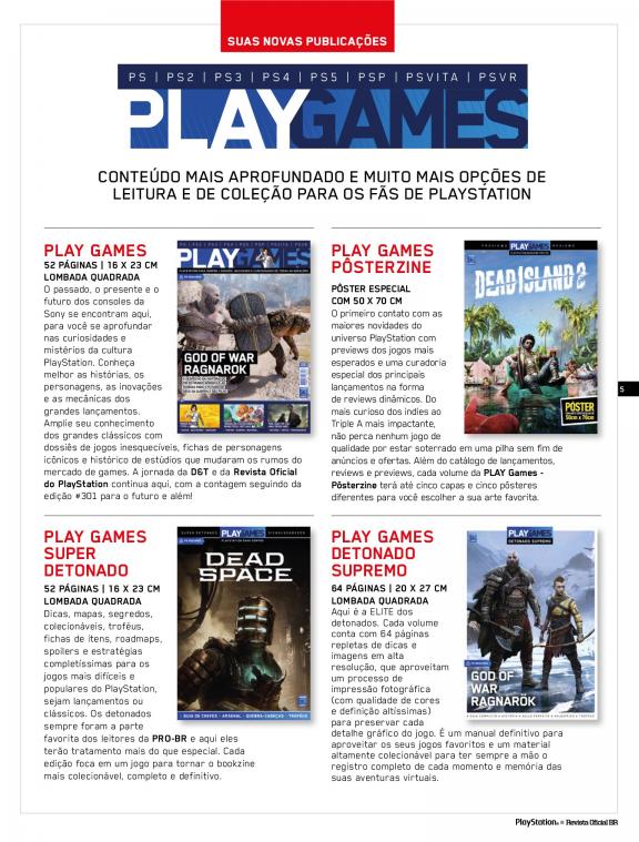 Revista oficial do Playstation exibe mais de 30 jogos para o Xbox