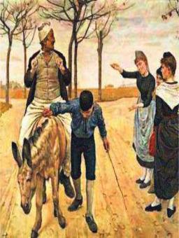 EL ANCIANO, EL NIÑO Y EL BURRO
