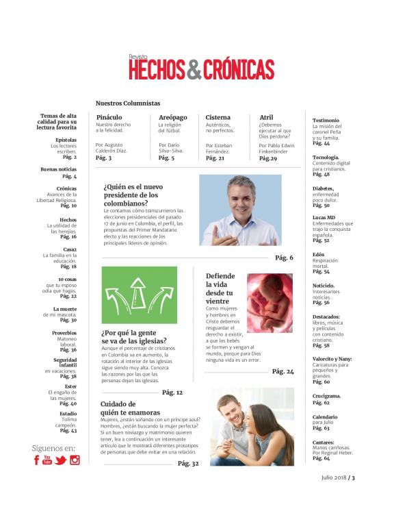 HECHOS Y CRÓNICAS | Colombia